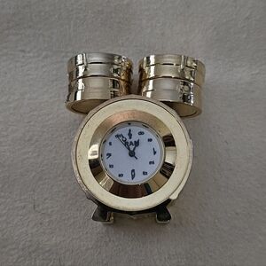 VTG RAM Brand Mini Novelty Drum Set Collectible Figurine Knick-Knack Paperweight